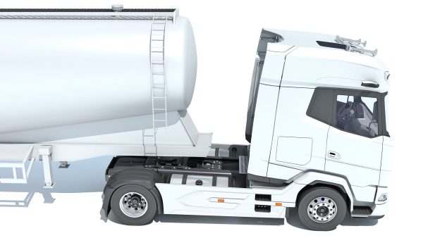 Truck with Tank Trailer