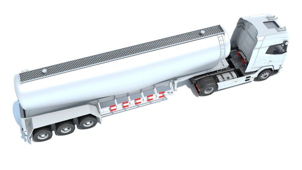 Truck with Tank Trailer