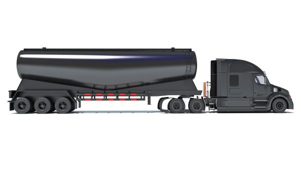 Truck with Tank Trailer