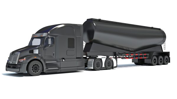 Truck with Tank Trailer