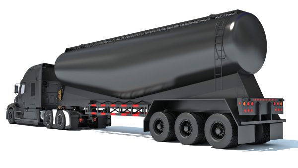 Truck with Tank Trailer
