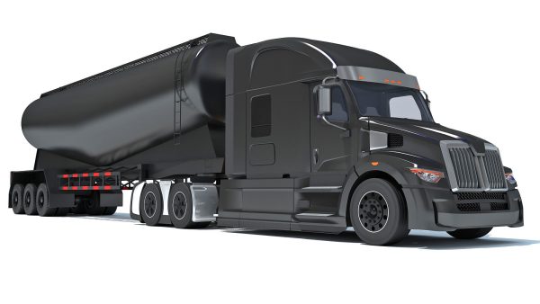 Truck with Tank Trailer