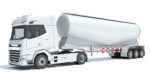 Truck with Tank Trailer