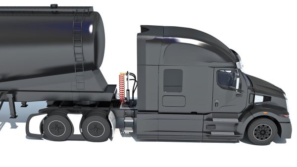 Truck with Tank Trailer