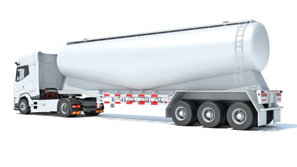 Truck with Tank Trailer