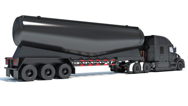 Truck with Tank Trailer