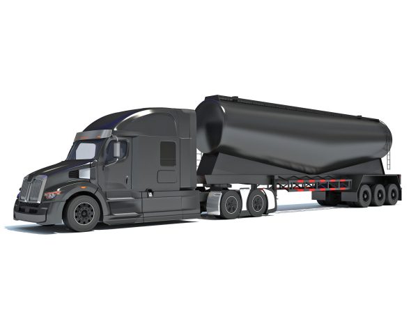 Truck with Tank Trailer