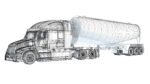 Truck with Tank Trailer