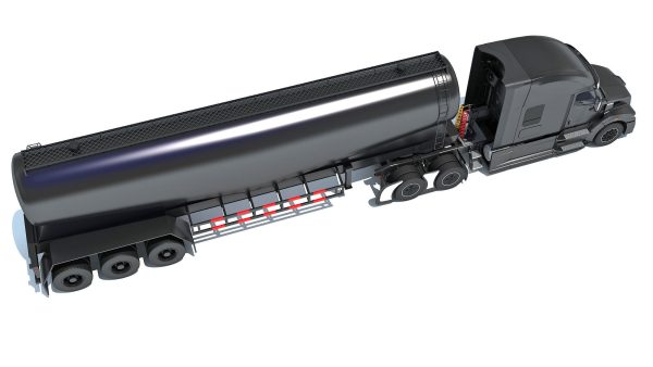 Truck with Tank Trailer