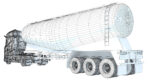 Truck with Tank Trailer