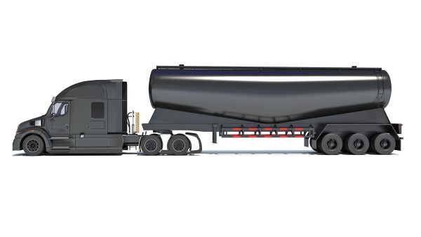 Truck with Tank Trailer
