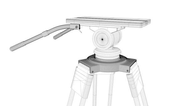 TV Studio Camera Pedestal Tripot