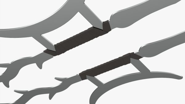 Twin hooks tree swords