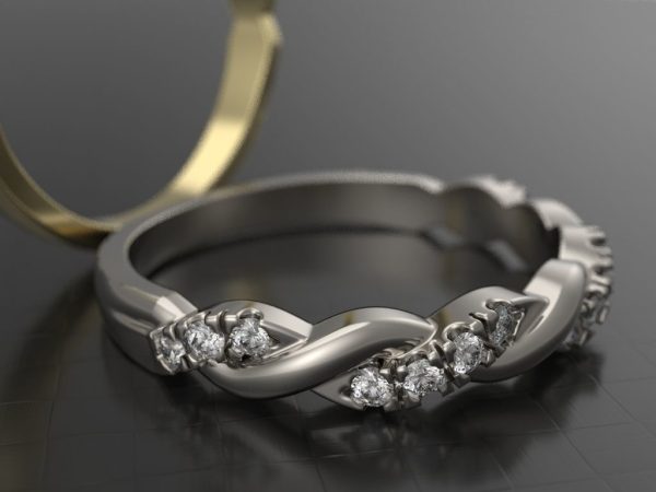 Twisted Wedding Band