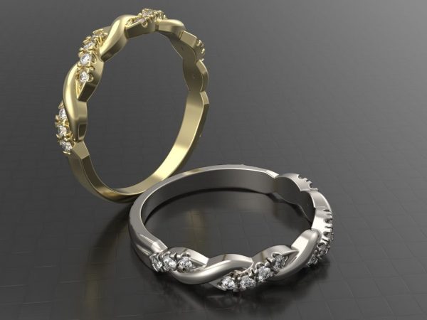 Twisted Wedding Band
