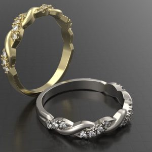 Twisted Wedding Band