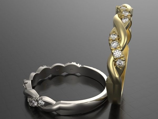 Twisted Wedding Band