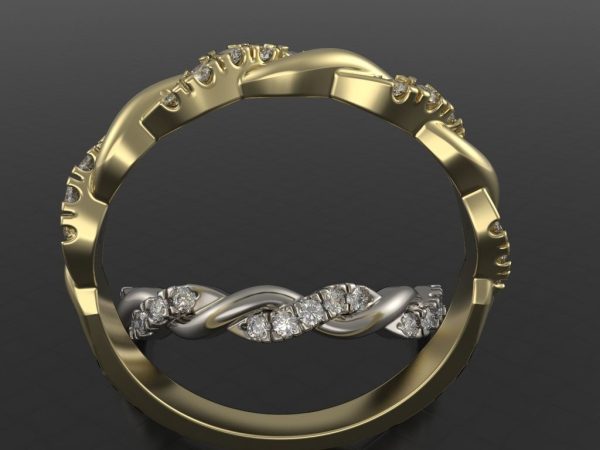 Twisted Wedding Band