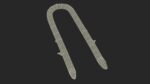 U-type Steel Nail with Flat Head Double Barbed
