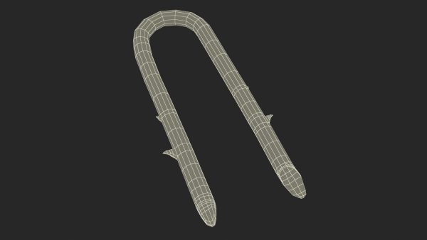 U-type Steel Nail with Flat Head Double Barbed