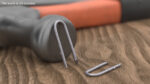 U-type Steel Nail with Flat Head Double Barbed