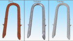 U-type Steel Nail with Flat Head Double Barbed