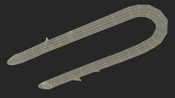 U-type Steel Nail with Flat Head Double Barbed