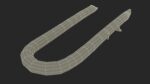 U-type Steel Nail with Flat Head Double Barbed