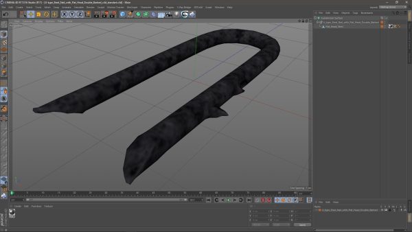 U-type Steel Nail with Flat Head Double Barbed