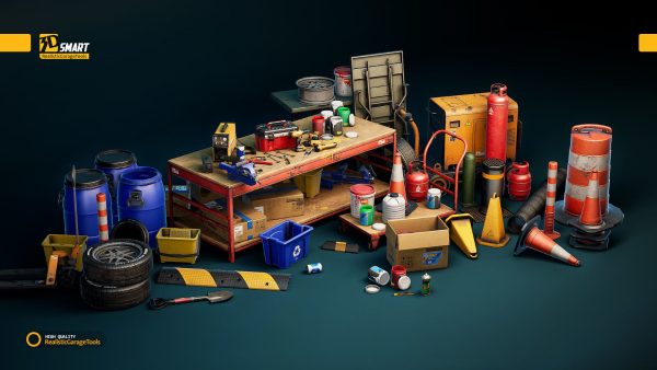 UE4 Realistic Garage Tools