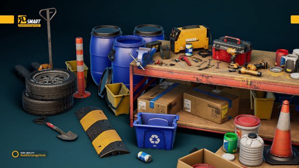 UE4 Realistic Garage Tools