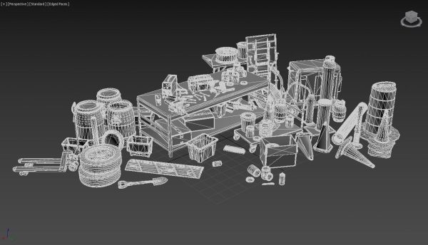 UE4 Realistic Garage Tools