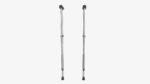 Underarm lightweight crutches