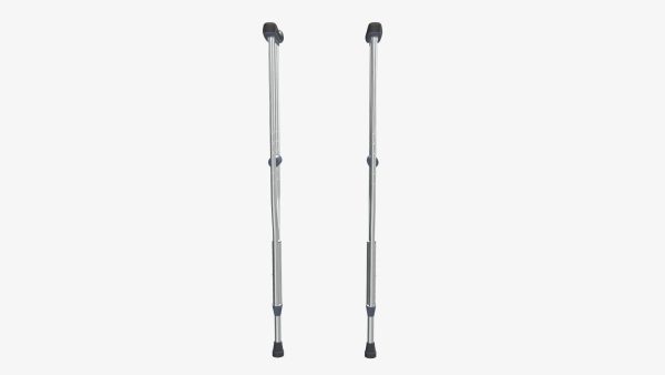 Underarm lightweight crutches