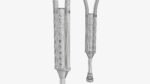 Underarm lightweight crutches