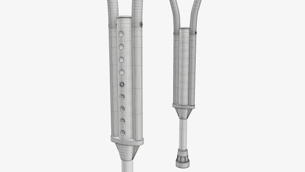 Underarm lightweight crutches