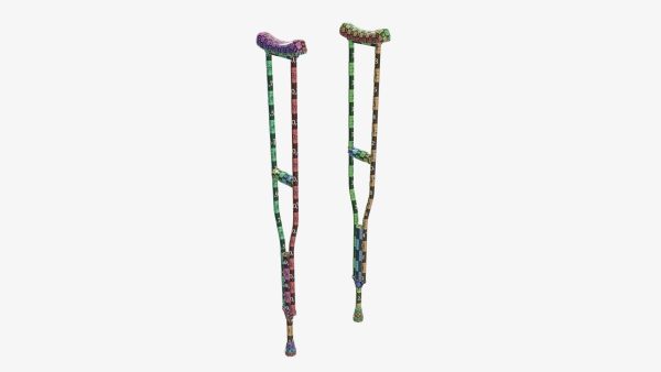 Underarm lightweight crutches