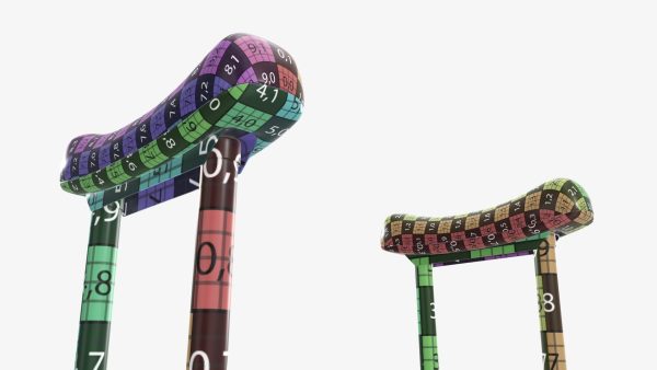 Underarm lightweight crutches