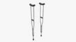 Underarm lightweight crutches