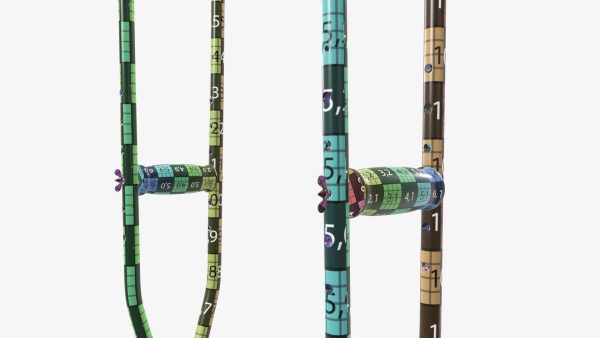 Underarm lightweight crutches