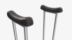 Underarm lightweight crutches