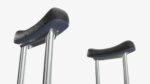 Underarm lightweight crutches