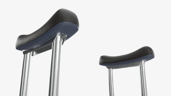 Underarm lightweight crutches