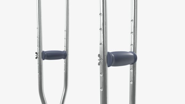 Underarm lightweight crutches