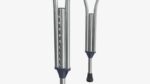Underarm lightweight crutches