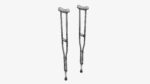 Underarm lightweight crutches