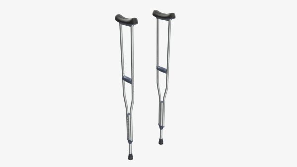 Underarm lightweight crutches