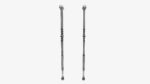 Underarm lightweight crutches