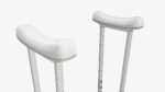 Underarm lightweight crutches