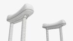 Underarm lightweight crutches